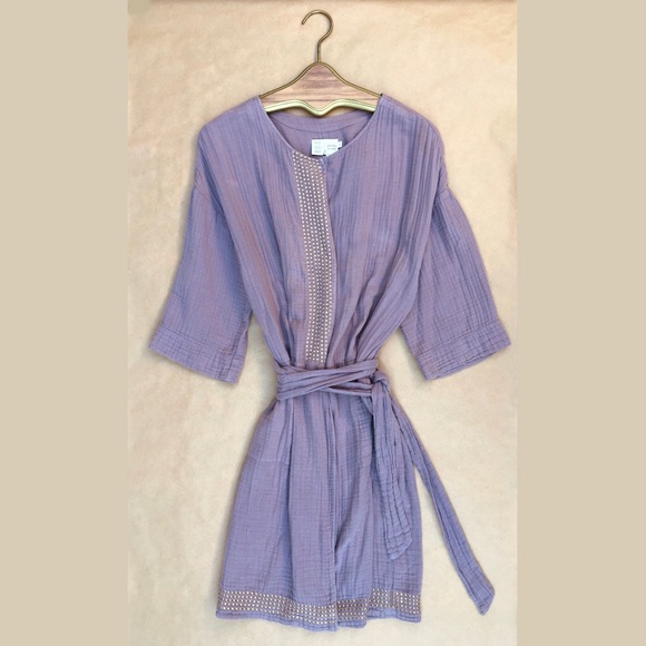 Anthro .β’ Saturday Sunday Kimono Robe Tie Waist Cardigan XS/S - Picture 7 of 12